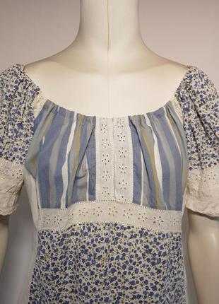 Блуза "biaggini" цветная с шитьем (швейцария).3 фото