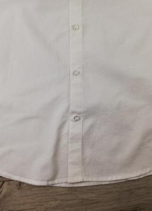 Фирменная шикарная белая классическая рубашка primark 100% коттон4 фото