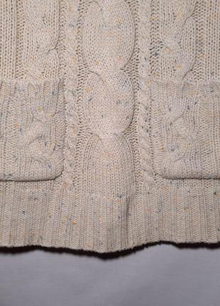 Теплое вязаное платье туника жилет кофта свитер3 фото