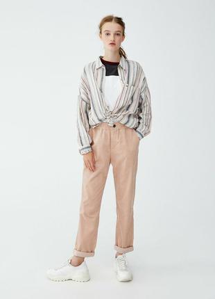 Вельветовые брюки pull&bear