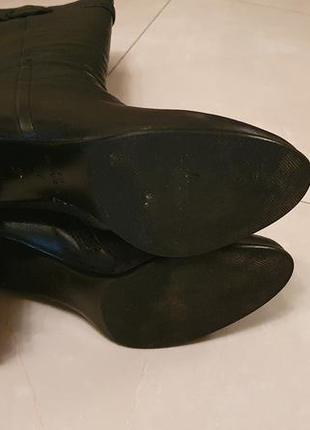 Женские зимние кожаные сапоги фирмы braska, 37 размер7 фото