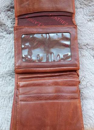 Брэндовый кошелёк портманэ кожа*с дефектом!4 фото