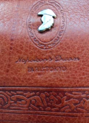 Брэндовый кошелёк портманэ кожа*с дефектом!2 фото