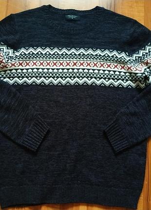 Светр чоловічий з орнаментом top secret