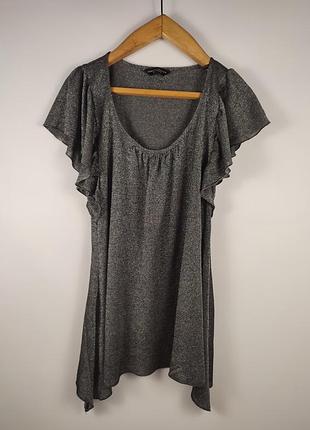 Серебристая блузка dorothy perkins