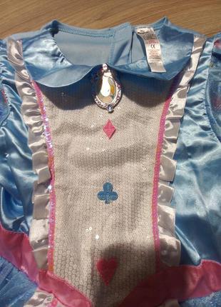 Карнавальное платье алисы из зазеркалья на 9-10лет рост 1405 фото
