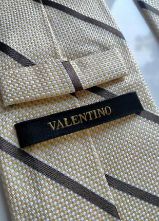 Галстук в полоску valentino4 фото