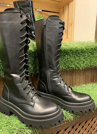 Високі чоботи еврозима 37/38 розміри