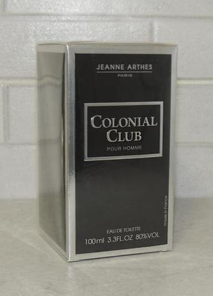Jeanne arthes colonial club 100 ml для чоловіків оригінал