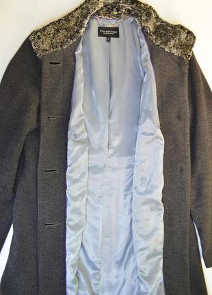 Шерстяное пальто макси с кашемиром debenhams8 фото