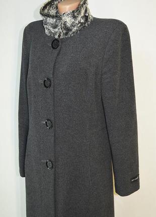 Шерстяное пальто макси с кашемиром debenhams2 фото