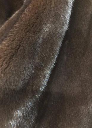 Норковкая шуба с капюшоном scandinavian furs р. 36-38 / s -m  / 8-107 фото