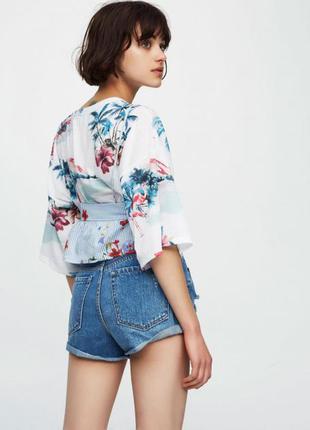 Шорты джинсовые короткие pull & bear5 фото