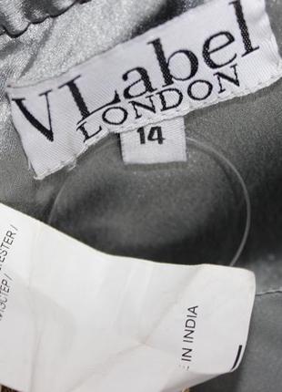 Стильное платье украшенное камнями label london5 фото