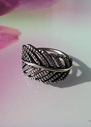 Кольцо 💍 pandora перо 🪶 52р. оригинал