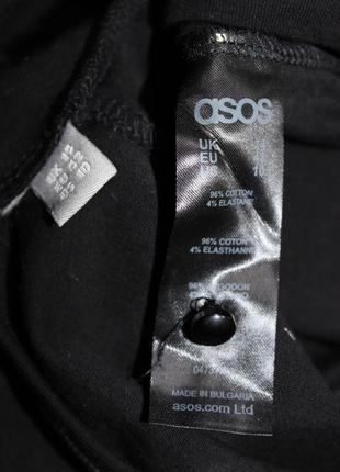 Чорна сукня з довгим рукавом відкрита спина asos5 фото