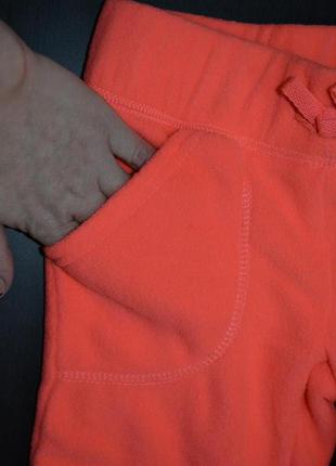 Флисовые штаны, теплые  crazy8 крейзи8 на девочку 5-6 лет2 фото
