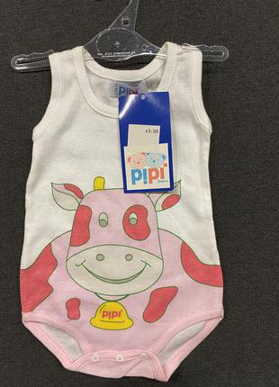 Боди майка детский на 1 месяц