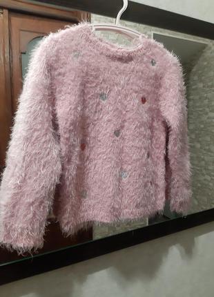 Стильний светр травка для дівчинки 4-5 р