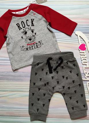 Реглан та штани дитячі для хлопчика tu р. 0-3 міс