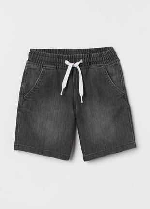 Джинсовые шорты для мальчика h&m, размер 4-5 лет, 110
