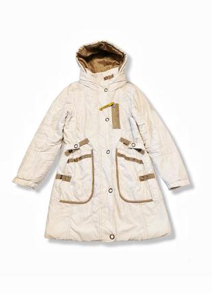 Куртка демісезонна o ha на синтепоні з капюшоном накладними кишенями
