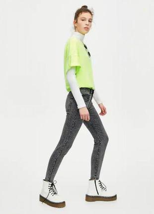 Джинсы в полоску pull&bear 6