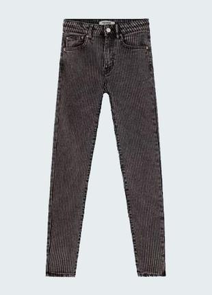 Джинсы в полоску pull&bear 5