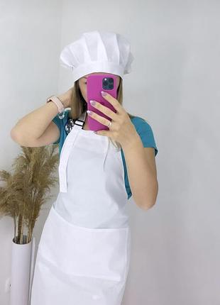 Ковпак для повара. білий ковпак повара. поварський ковпак.