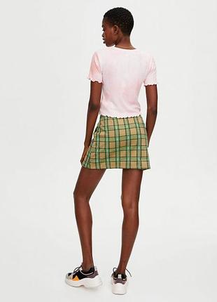 Юбка в клеточку pull&bear 2