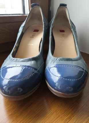 Hogl туфли голубые