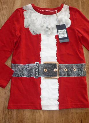Tu новий різдвяний реглан, костюм санти на 7 років зріст 122 см