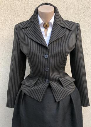 Вінтаж,шерсть,жакет,піджак,блейзер,люкс бренд,byblos