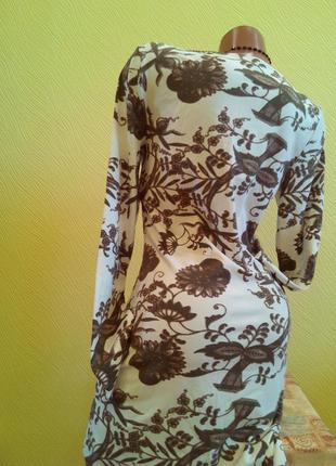 Чарівне плаття в принт bodyflirt з німеччини 44-463 фото