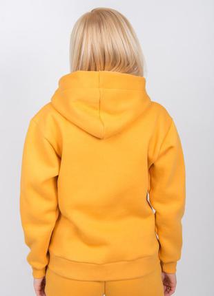 Спортивний костюм теплий жіночий гірчиця5 фото