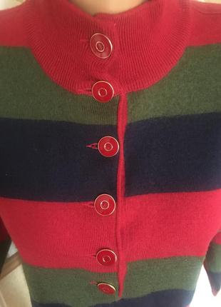 Яркий винтажный свитер. шерсть
