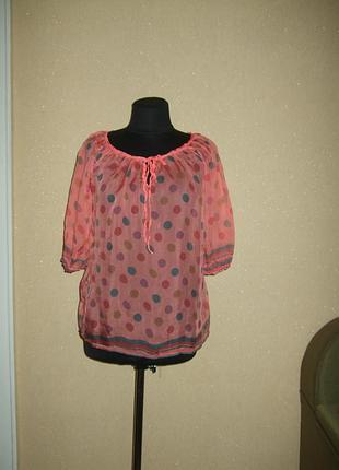 Розпродаж!!! шовкова блуза ,париж