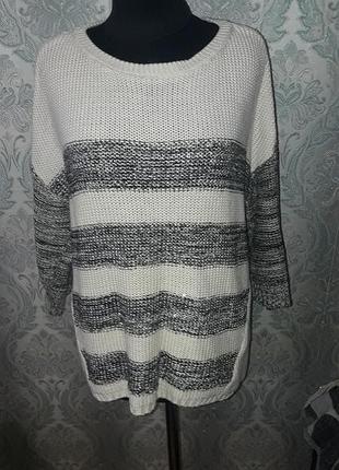 Стильная натуральная кофта свободного кроя george рр 12