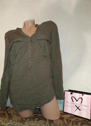 Стильная блуза хаки 44р