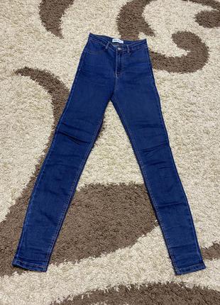 Zara джинсы зара 34 с высокой посадкой