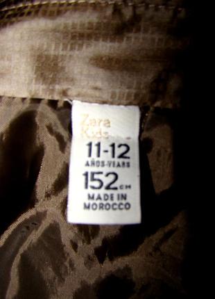 Стильний плащ на дівчинку zara (11/12 років-152) 6