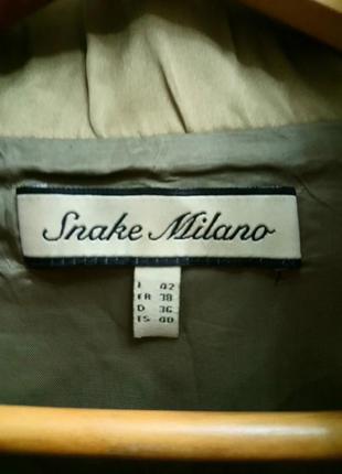 Шовковий бомбер snake milano2 фото