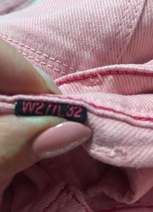 Vintage superdry w27/l32 джинсы розовые4 фото