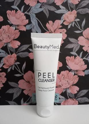 Очищаючий гель-пілінг з молочної і лимонної кислотою beautymed (франція) 75мл