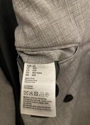 Чоловічий двобортний піджак3 фото