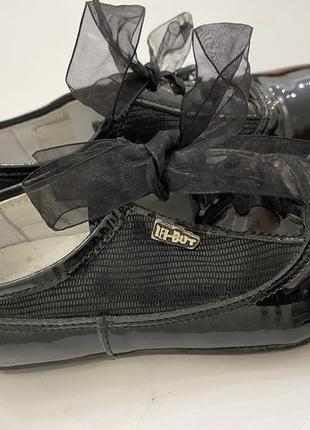 Чёрные туфли - ботильоны из натуральной  кожи ren but 29 ( 19cm) в идеале7 фото