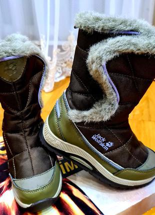 Зимові термо ботинки сапожки  jack wolfskin 16,5 см устілка