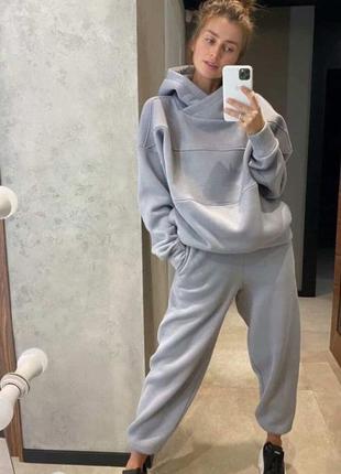 Костюм, 70% хлопка, 30% эластан на флисе, тёплый на зиму повседневный/ спортивный купить в украине!