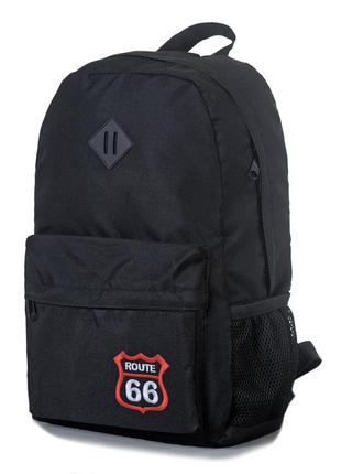 Рюкзак міський чорний спортивний жіночий (мв300-66к)