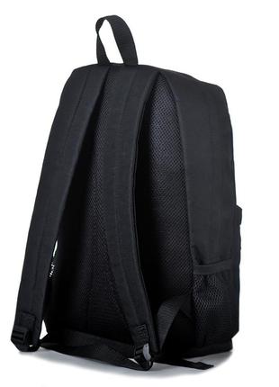 Женский городской классический рюкзак черный с вышивкой (мв300fl)3 фото